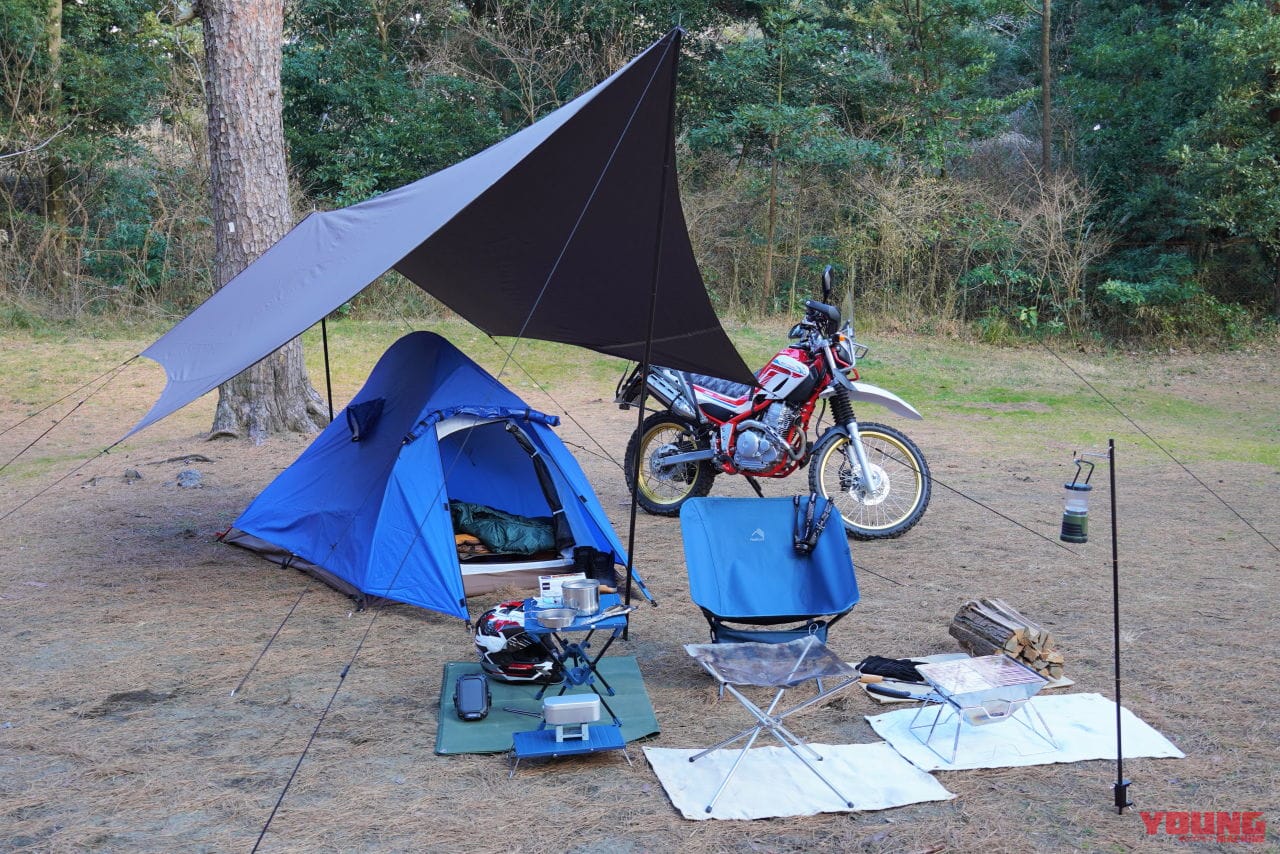 ワークマン|キャンプ|【発売記念】ワークマンで買えるモノ縛り! キャンプツーリングしてみた【スターティングキット】