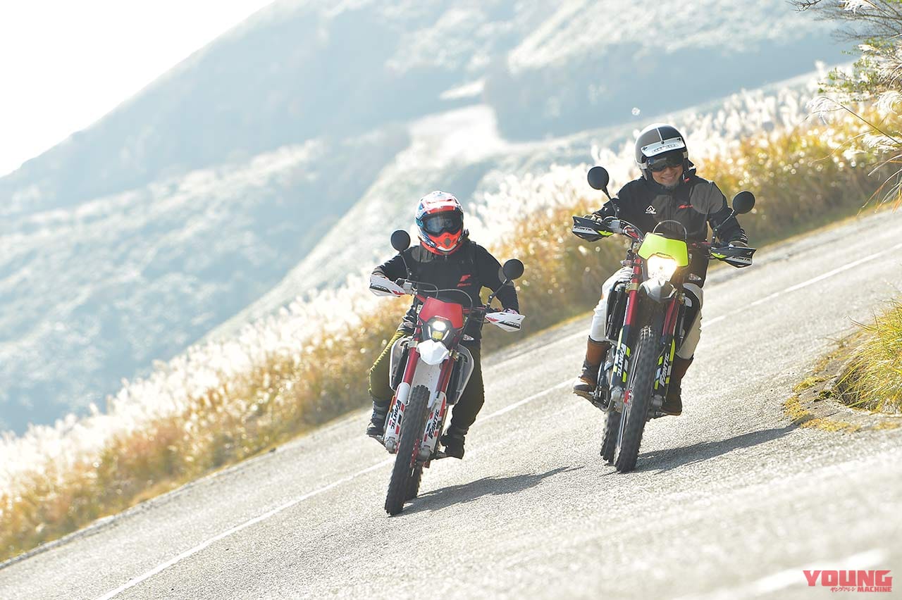 FANTIC XEF250 Trail|FANTIC XEF125|インプレッション|ファンティックXEFシリーズを林道で乗り比べ〈抜群の軽さと扱いやすさ〉