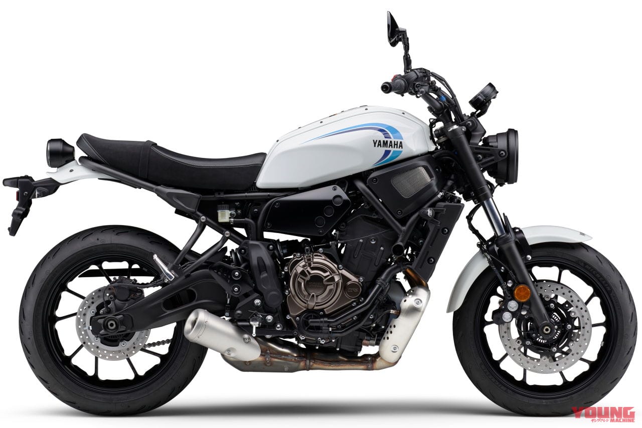 |ヤマハ「XSR700」2023年モデル発売! RZ250/350カラーを継承し価格改定