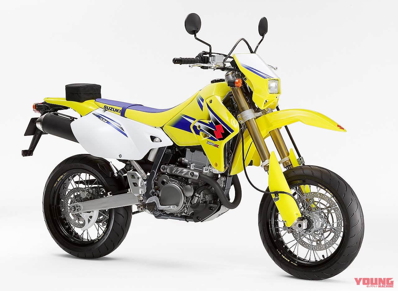 Suzuki DR-Z400SM|最高のユーティリティープレイヤー!? スーパーモタードモデル×厳選5台【愛と青春のオフロードバイクを振り返る】