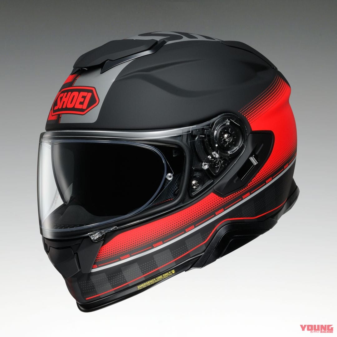 【SHOEI GT-Air II TESSERACT】|受注限定、SHOEI「GT-Air II テセラクト」登場! 左右非対称グラフィックのインナーバイザー付きフルフェイス