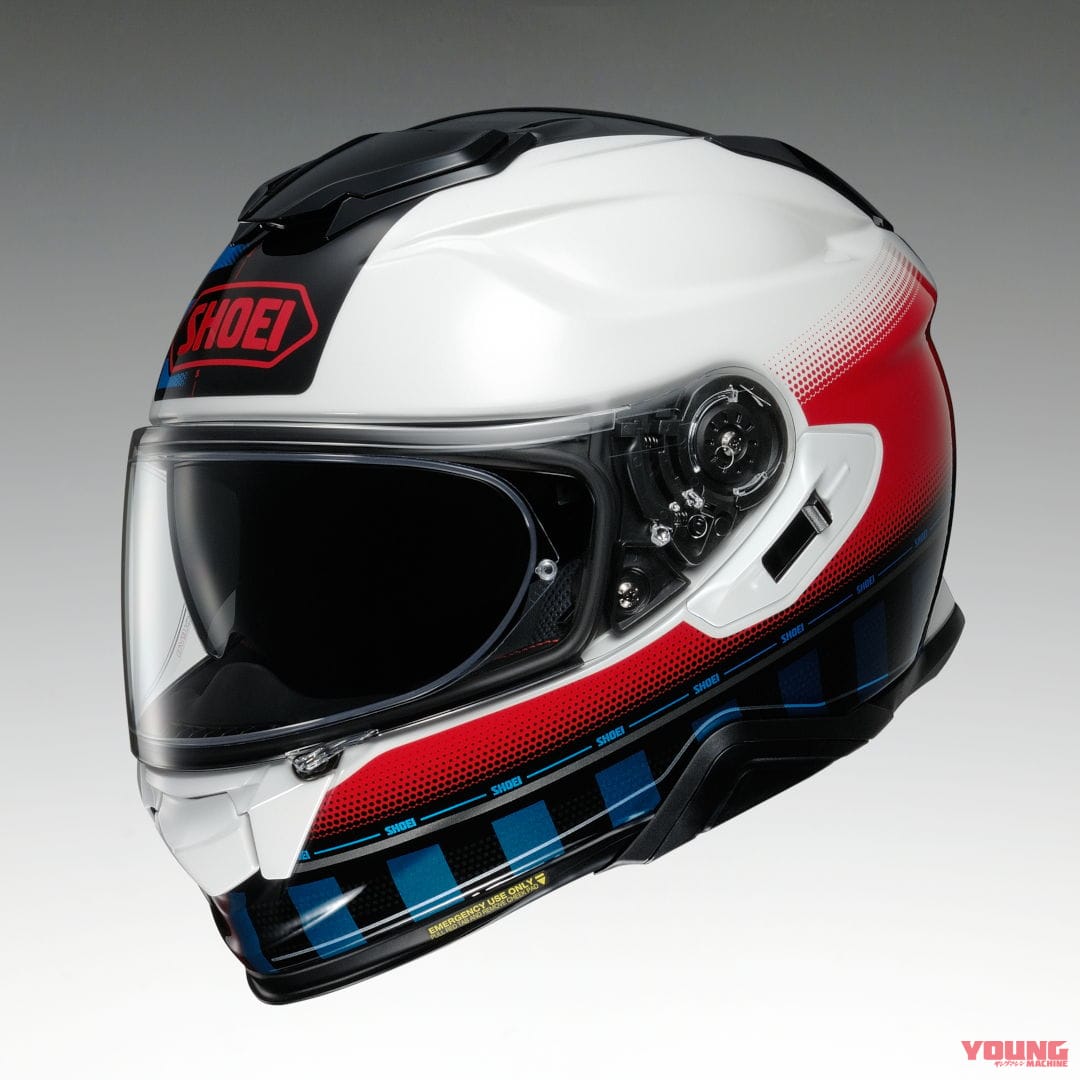 【SHOEI GT-Air II TESSERACT】|受注限定、SHOEI「GT-Air II テセラクト」登場! 左右非対称グラフィックのインナーバイザー付きフルフェイス