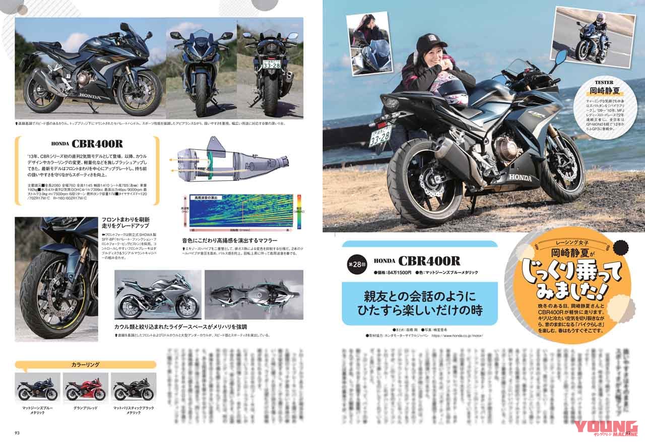 |目撃、ニンジャZX-4R!! 蘇るCBX400Fだと!? ヤングマシン2022年4月号は2/24発売【50周年Zのすべて】