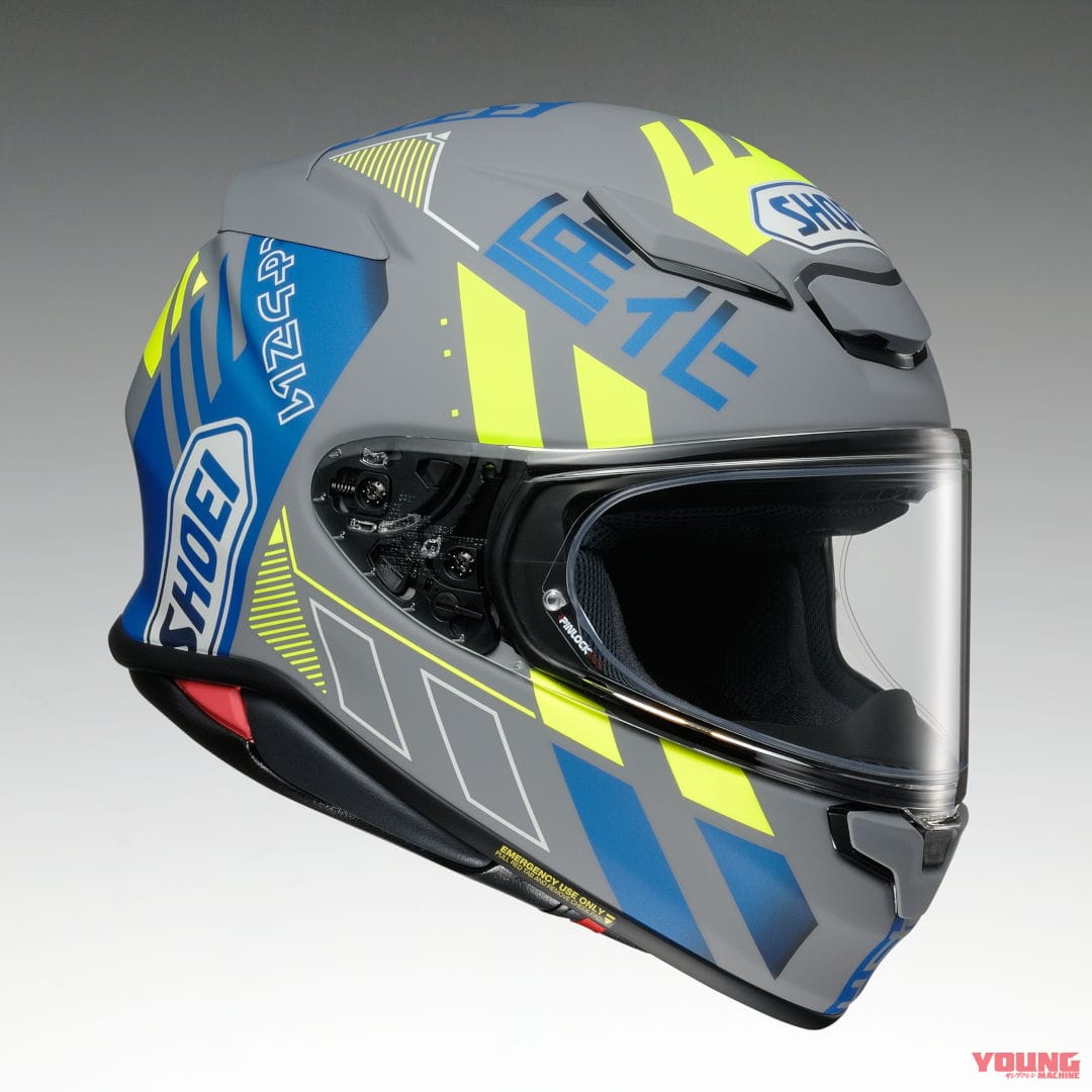 SHOEI Z-8 ACCOLADE|軽量コンパクトなSHOEI Z-8に受注限定モデル『アコレイド』登場! グラフィカルな漢字が新鮮