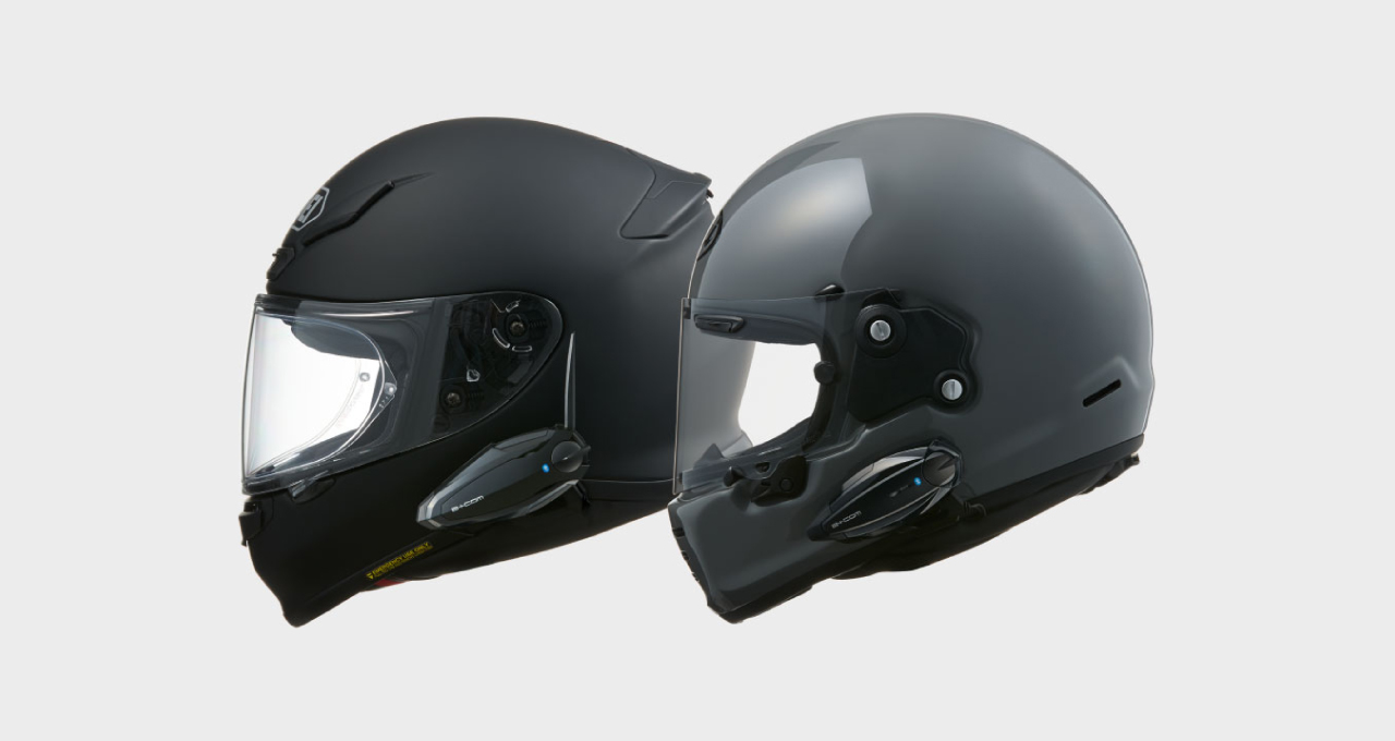 自分のヘルメットにはどうつくの？Arai、SHOEI、OGK KABUTOも取付け 