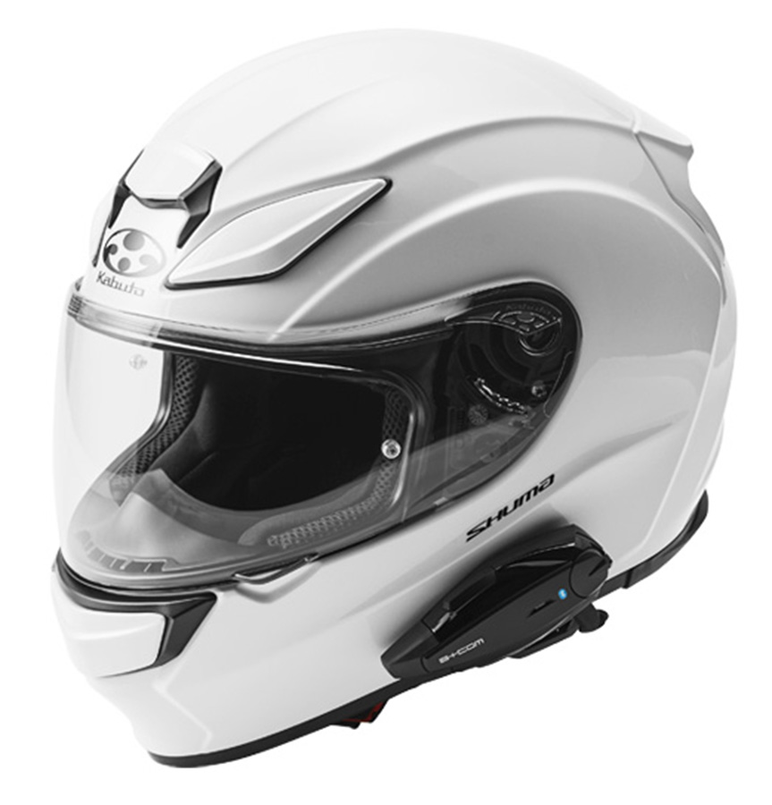 自分のヘルメットにはどうつくの？Arai、SHOEI、OGK KABUTOも取付け