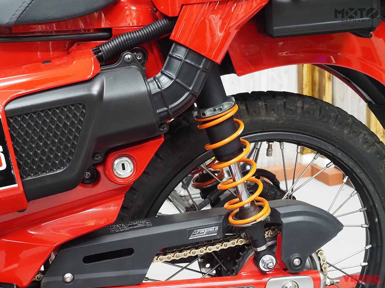 CT125|リヤサスペンション|〈旅にキャンプに林道に〉CT125ハンターカブ用カスタムリヤサスペンション開発奮闘記#1【2輪市場で販売中】