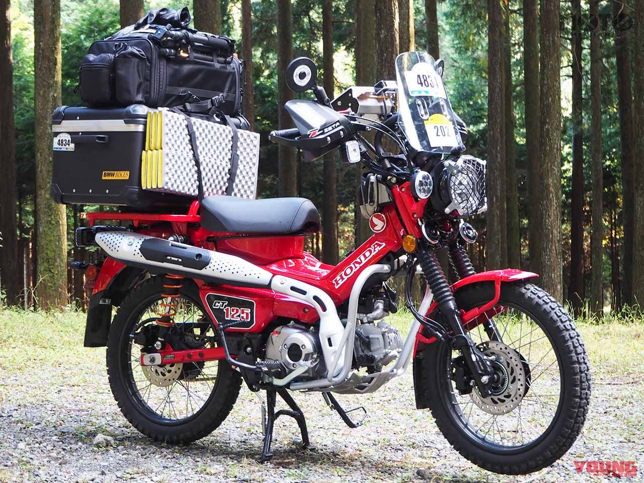 CT125|キャンプ仕様|〈旅にキャンプに林道に〉CT125ハンターカブ用カスタムリヤサスペンション開発奮闘記#1【2輪市場で販売中】