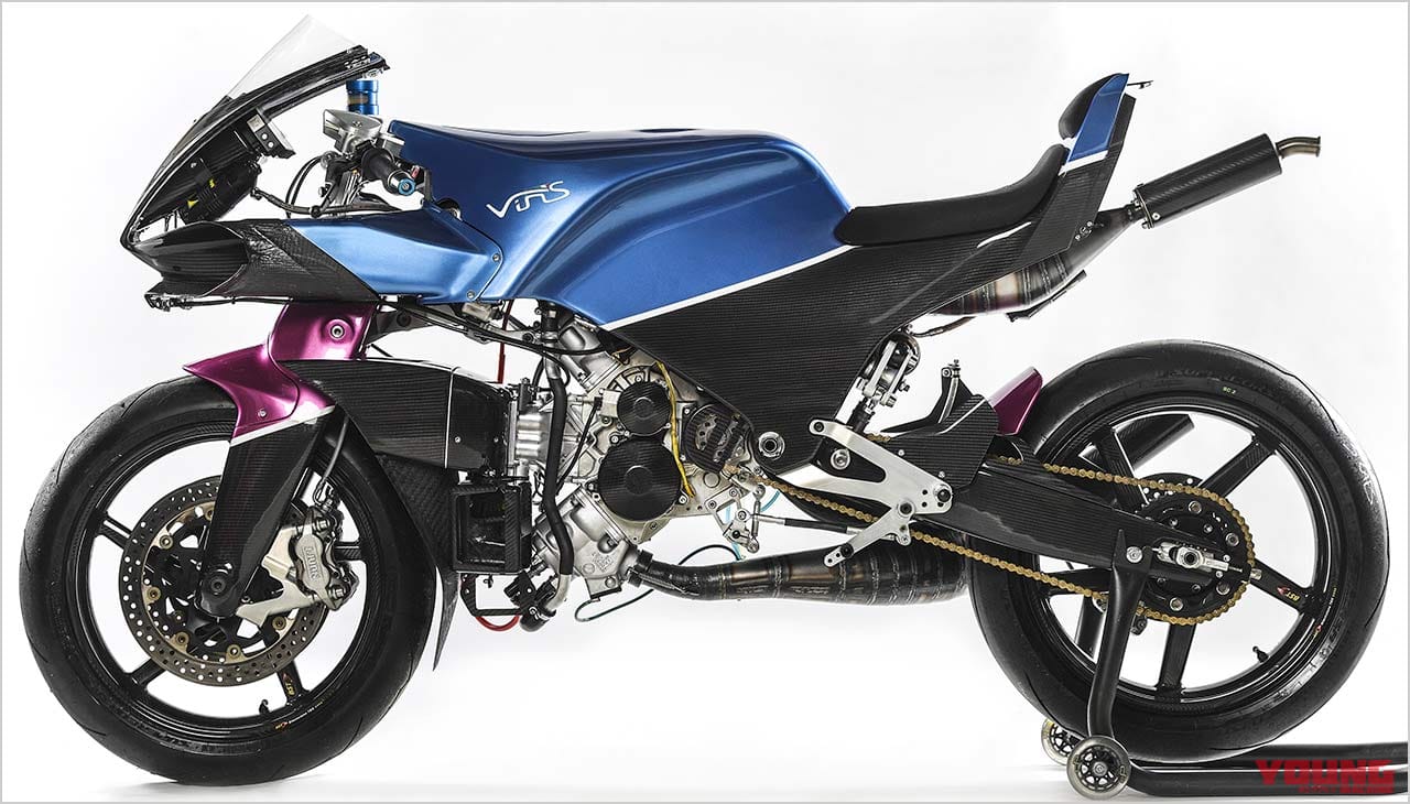 ヴィンスモータース ドゥエチンクワンタストラーダ|フェラーリ出身開発者による復活の2サイクル250登場!〈ヴィンスモータース ドゥエチンクワンタストラーダ|前編〉