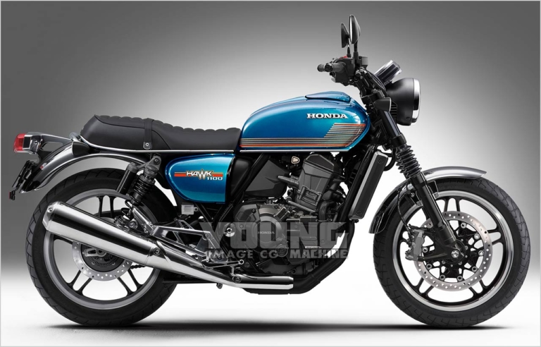 HONDA HAWK 11|もうすぐ登場? 復活を遂げる「ホーク」はまさかのカフェレーサーか?!〈YM未来予想〉