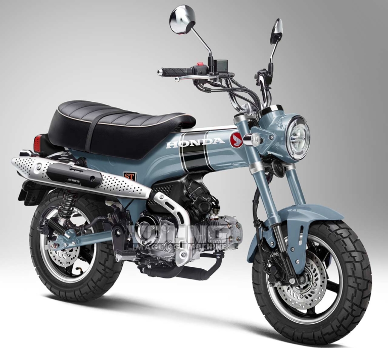 ホンダST125ダックス|予想イメージ|デビュー目前! ホンダST125ダックス最終予想【ローフェンダーでカラーは2色か?!】