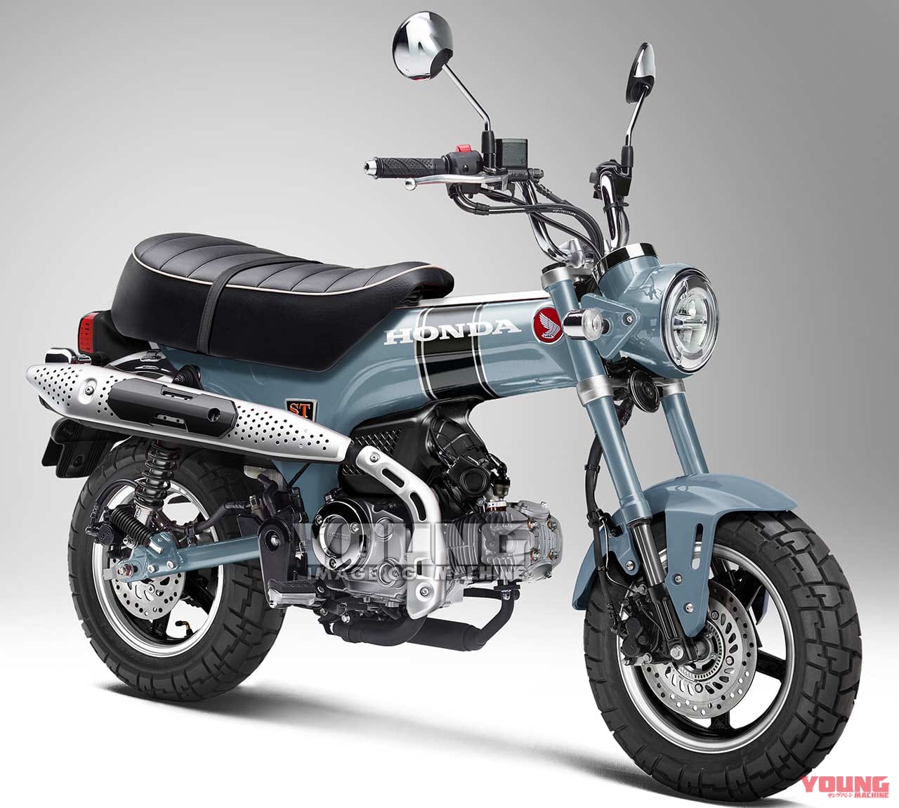 ホンダST125ダックス|予想イメージ|デビュー目前! ホンダST125ダックス最終予想【ローフェンダーでカラーは2色か?!】