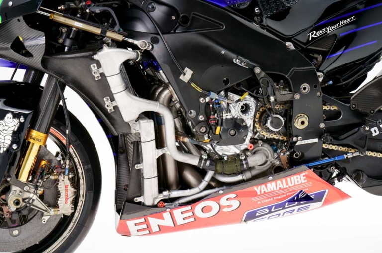 '21 ヤマハ YZR-M1|エンジン|’22モトGP開幕直前! ヤマハYZR-M1プレイバック【あらゆる局面で安定性を発揮した’21チャンピオンマシン】