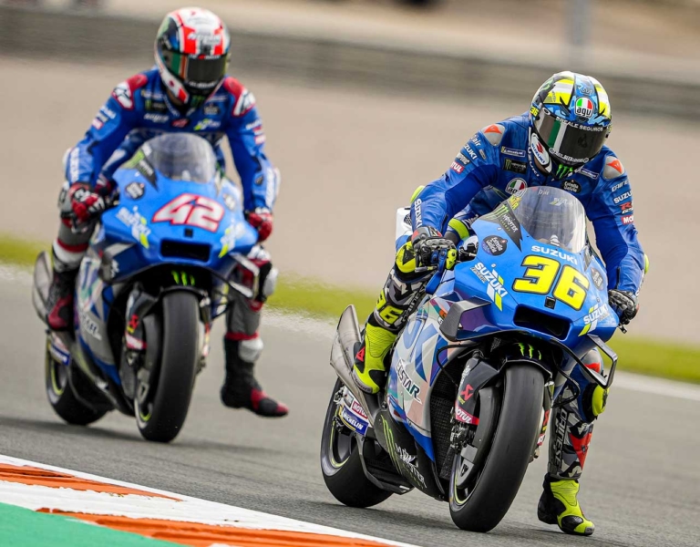 ジョアン・ミル/アレックス・リンス|’22モトGP開幕直前! スズキプレイバック【好バランスのGSX-RRに磨きをかけ臨んだ’21シーズンだったが…】