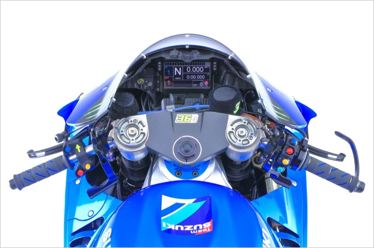 '21 スズキ GSX-RR|コックピット|’22モトGP開幕直前! スズキプレイバック【好バランスのGSX-RRに磨きをかけ臨んだ’21シーズンだったが…】