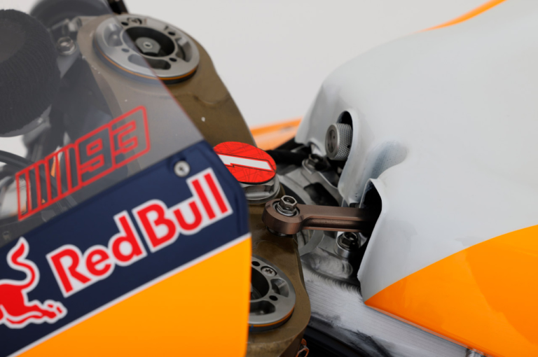 '21 ホンダ RC213V|フロントまわり|’22モトGP開幕直前! ホンダプレイバック【マルケス低調でRC213Vの課題が明確に】