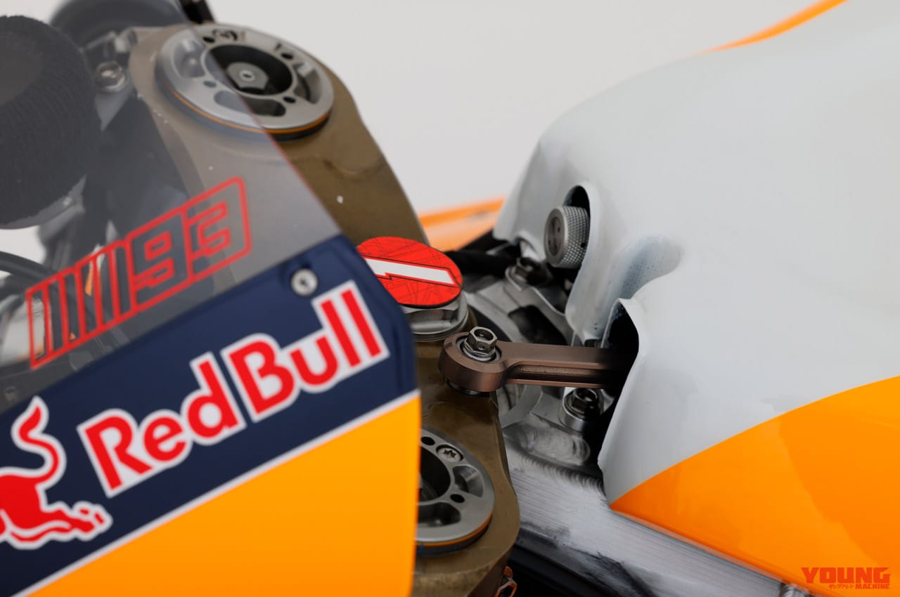 '21 ホンダ RC213V|フロントまわり|’22モトGP開幕直前! ホンダプレイバック【マルケス低調でRC213Vの課題が明確に】