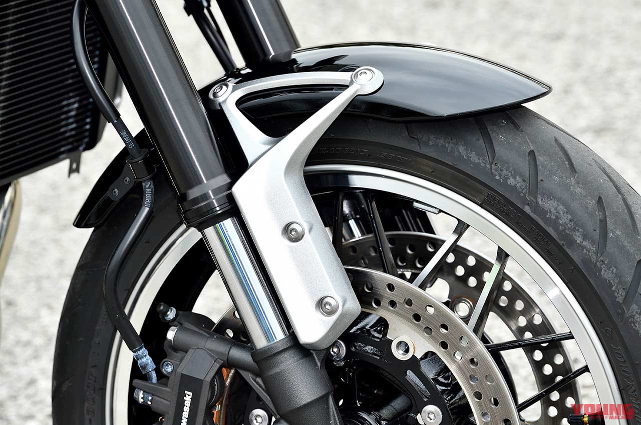 カワサキZ900RS|フロントフェンダー/ステー|カワサキZ900RS SE発売! 専用装備比較解説【売り切れ必至の超人気イエローボール】