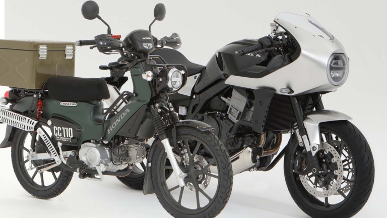 【速報】ホンダ新型「クロスカブ110」、銀の「ホーク11」登場 in 大阪モーターサイクルショー