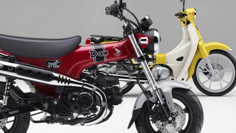 ついに来たーっ!! ホンダが新型「ダックス125」「スーパーカブ110 」「ホーク11」ほかMCショー出展概要を発表!│WEBヤングマシン｜新車バイクニュース