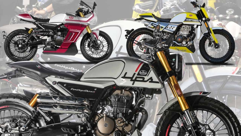 かっこよ! 超クール原付二種『モンディアル』125軍団参上、日本限定の250もあるぞ【東京MCショー】