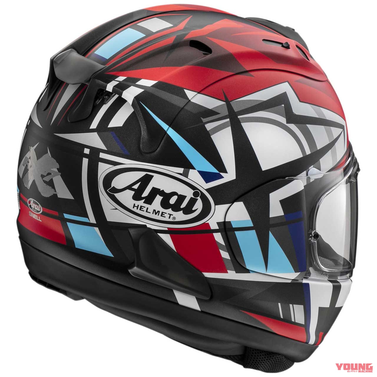 ARAI HELMET RX-7X TAKUMI|英国スーパーバイクで戦う高橋巧レプリカヘルメット!〈RX-7X タクミ〉は十字星が目印