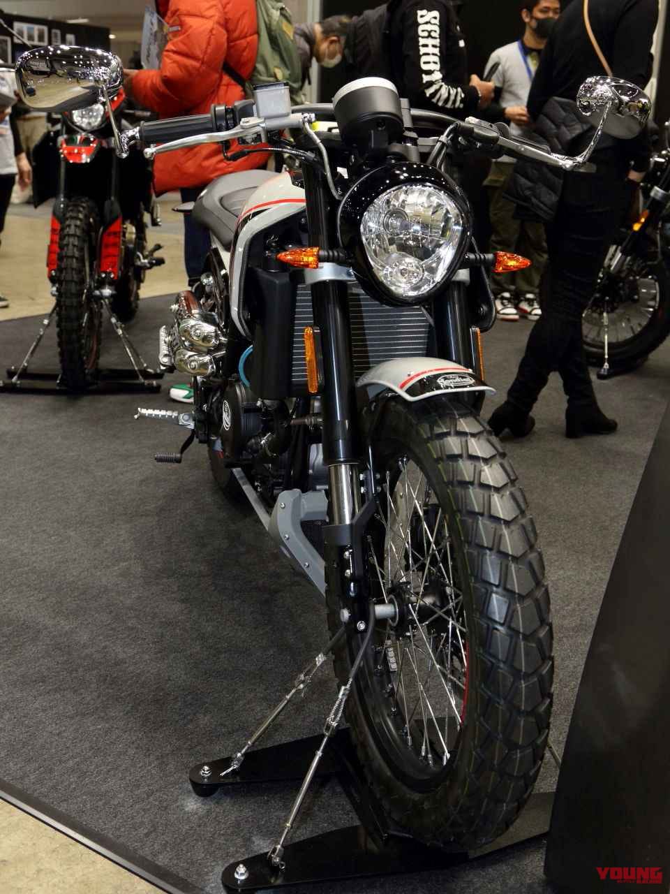 |かっこよ! 超クール原付二種『モンディアル』125軍団参上、日本限定の250もあるぞ【東京MCショー】