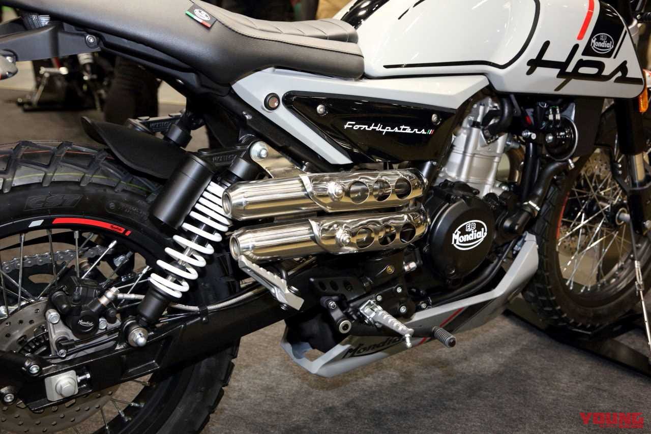 |かっこよ! 超クール原付二種『モンディアル』125軍団参上、日本限定の250もあるぞ【東京MCショー】