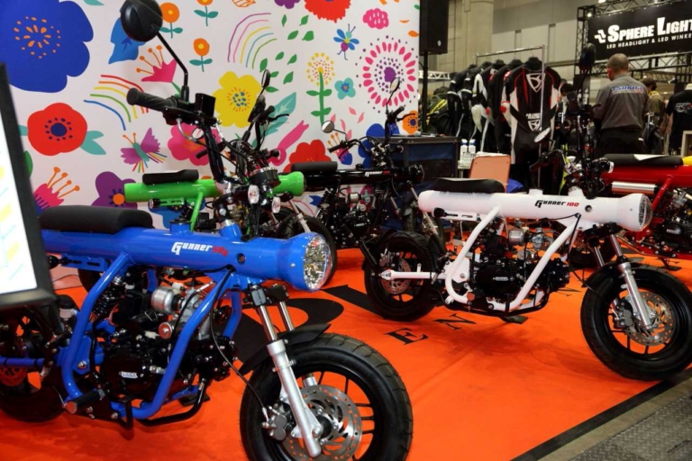 フェニックス ガンナー 50 100|ダックス125のライバルは大砲野郎?! フェニックス「ガンナー」シリーズ最高峰、125が初見参【東京MCショー】