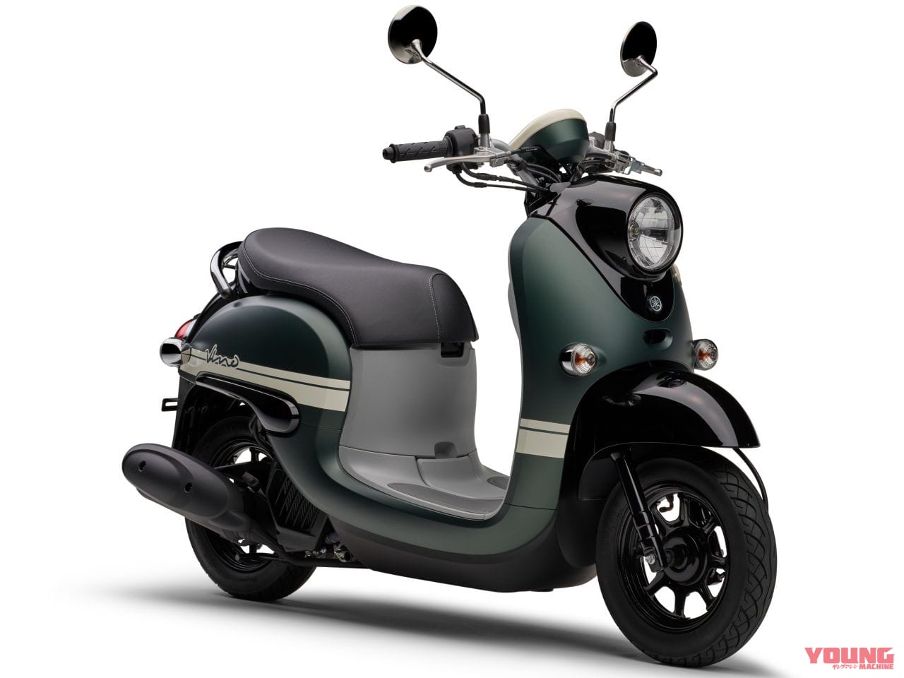 |レトロポップな原付一種スクーター、ヤマハ「ビーノ」に2色のニューカラー登場! 全6色展開に