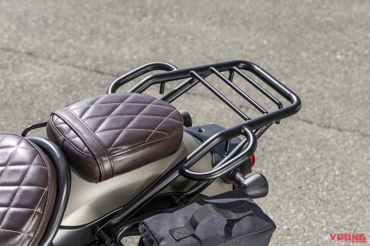 レブル250|リヤキャリア|SP武川||レブル250にハイカムチューンも?! スペシャルパーツ武川の新作パーツが便利&快適だけじゃない!