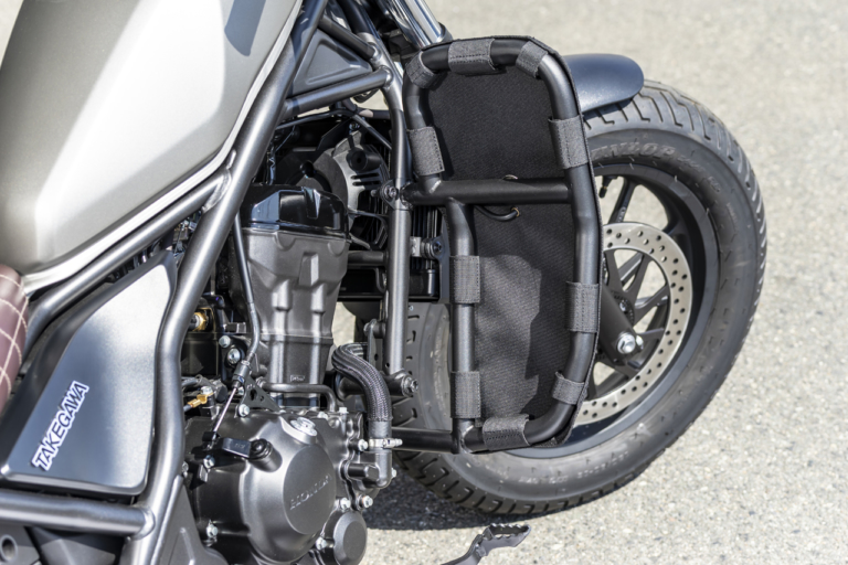 レブル250|レッグバンパー|SP武川||レブル250にハイカムチューンも?! スペシャルパーツ武川の新作パーツが便利&快適だけじゃない!