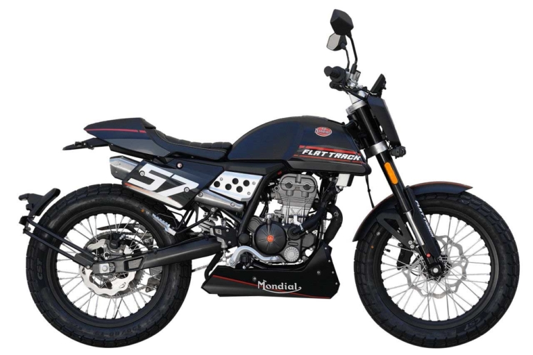 モンディアル フラットトラック 125 BLACK|かっこよ! 超クール原付二種『モンディアル』125軍団参上、日本限定の250もあるぞ【東京MCショー】