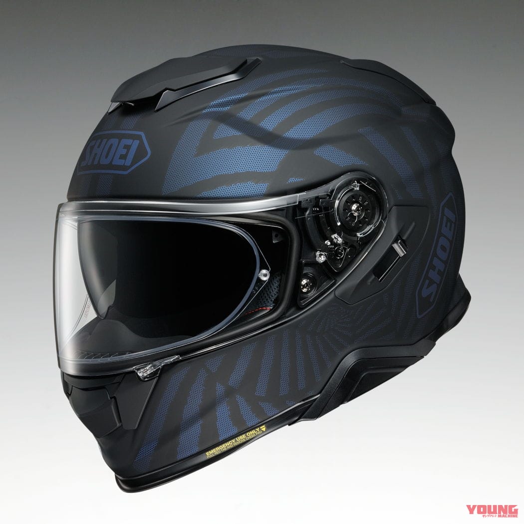 SHOEI GT-Air II QUBIT|左右非対称ゼブラカラー! SHOEI「GT-Air II キュービット」受注限定発売