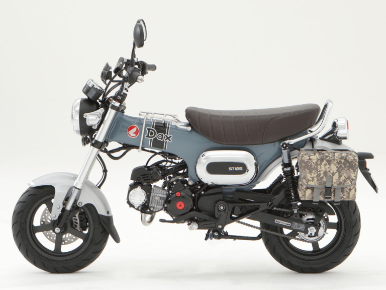 ダックス125|カスタマイズ車|ホンダ「ダックス125」足つきチェック&カスタム車も世界初公開! グレーもあった!!