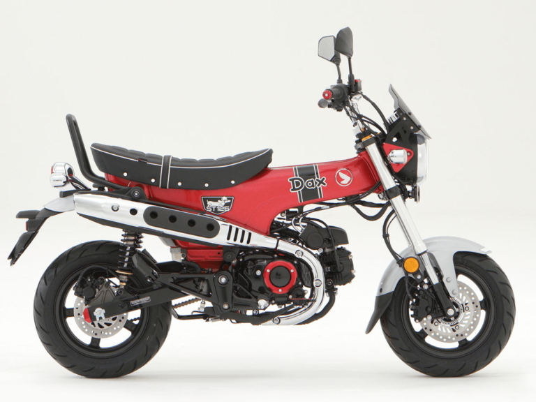 ダックス125|カスタマイズ車|ホンダ「ダックス125」足つきチェック&カスタム車も世界初公開! グレーもあった!!