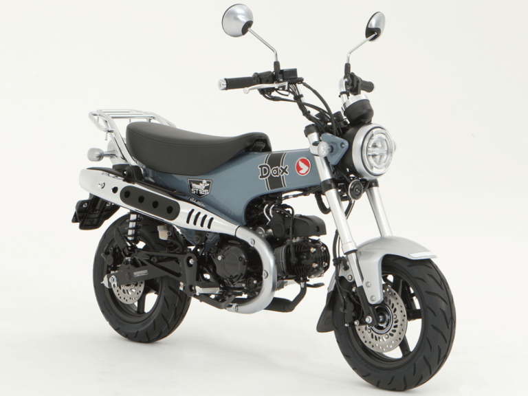 ダックス125|カスタマイズ車|ホンダ「ダックス125」足つきチェック&カスタム車も世界初公開! グレーもあった!!