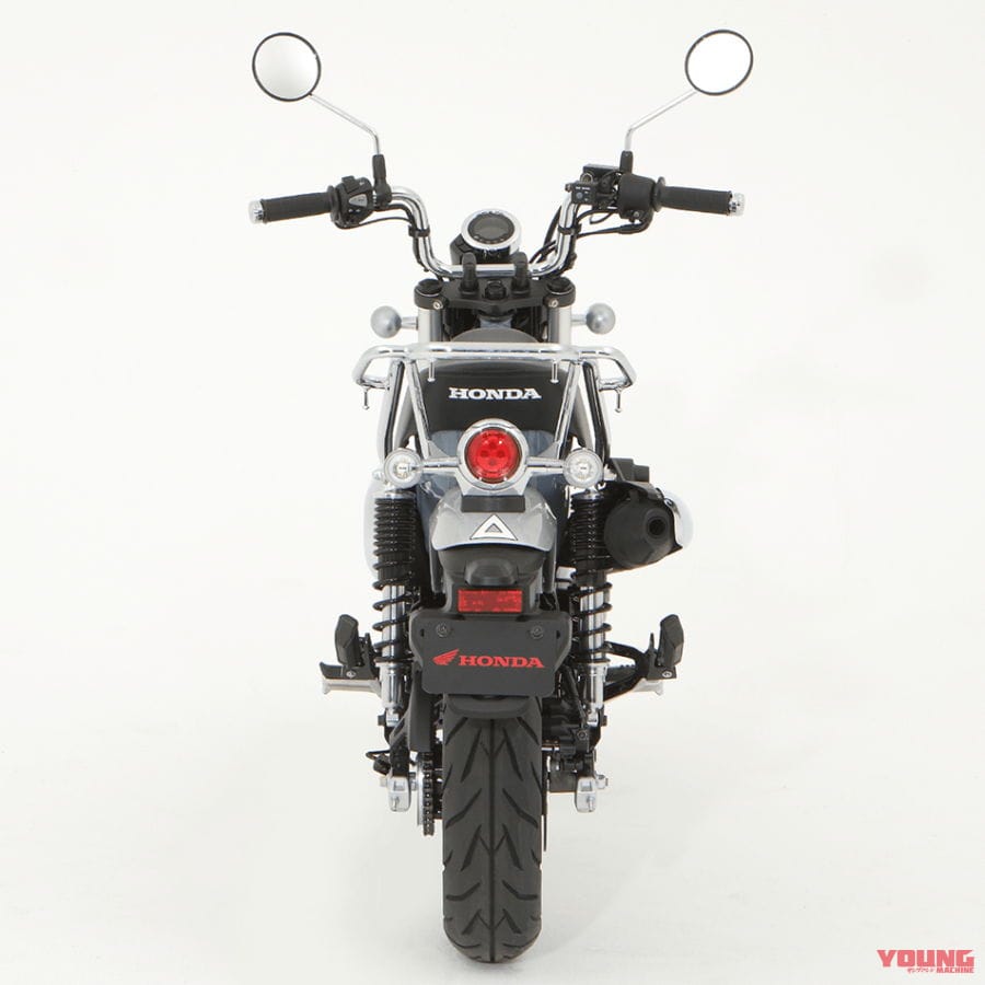 ダックス125|カスタマイズ車|ホンダ「ダックス125」足つきチェック&カスタム車も世界初公開! グレーもあった!!