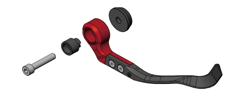 アクティブ|ブレーキレバーガード|ボルト固定用|【注目カスタムパーツ紹介】気配りと工夫が満載! アクティブのブレーキレバーガード