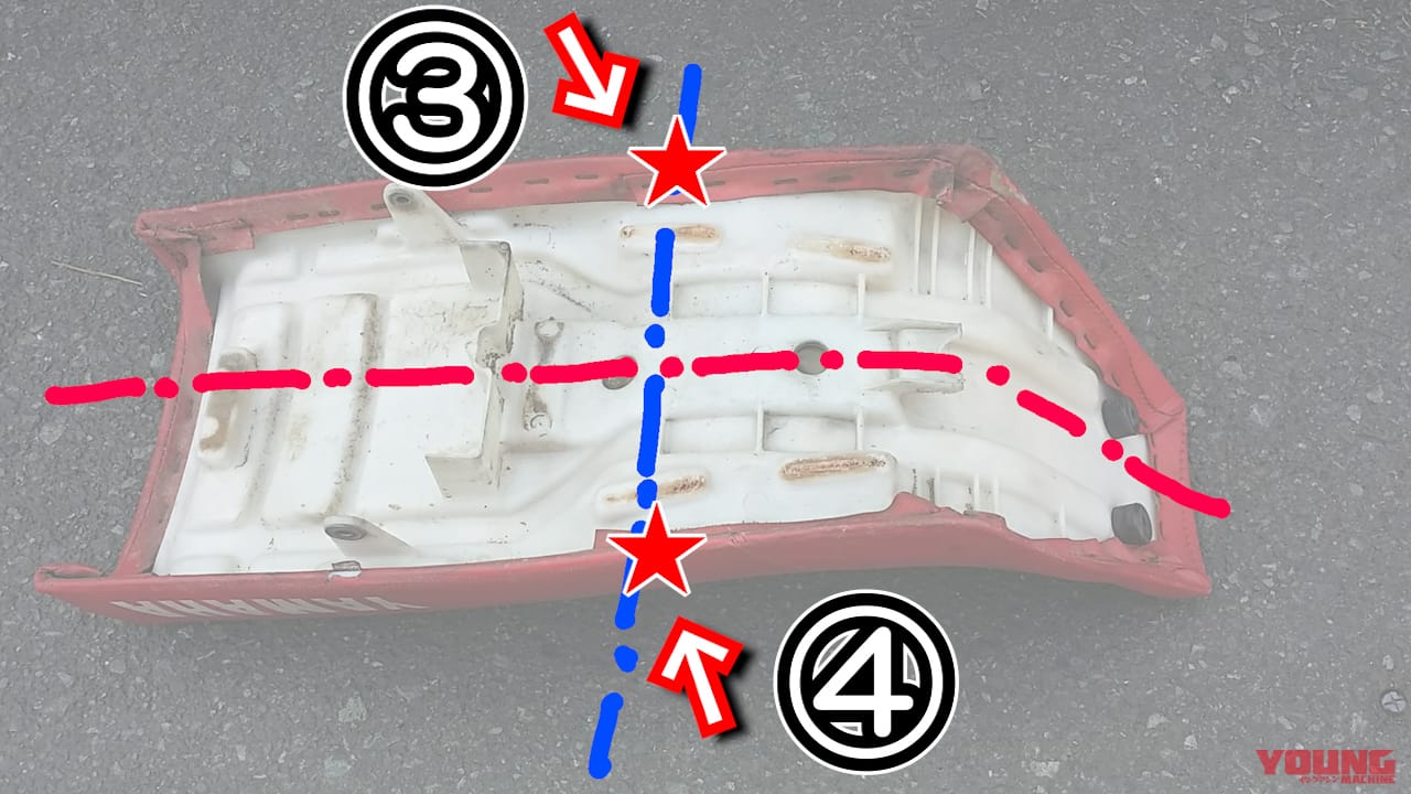 |バイクシートを張り替えてみよう! 1時間もあれば自分で出来る!!【シワになってもいいんです】