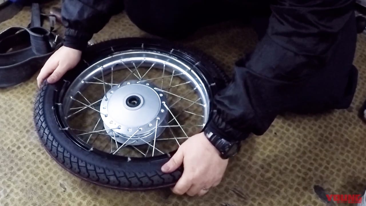 リムセット|【動画で解説】バイク屋さんにタイヤ交換を教えてもらったら、簡単すぎて感動モノだった