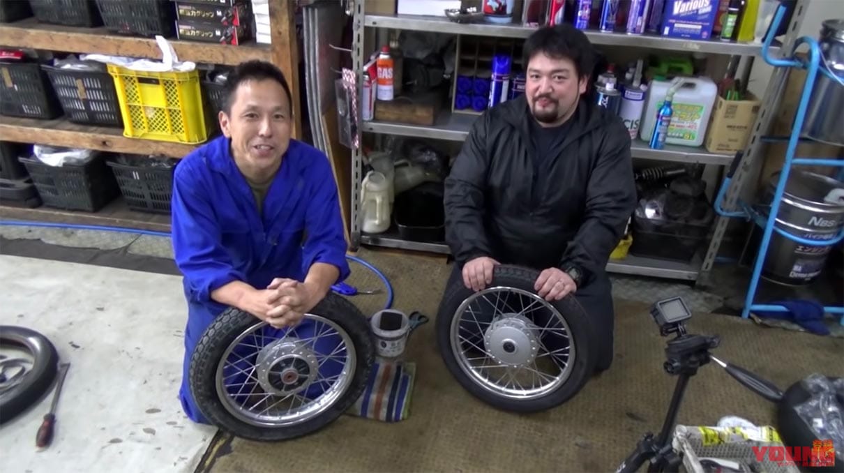 【動画で解説】バイク屋さんにタイヤ交換を教えてもらったら、簡単すぎて感動モノだった