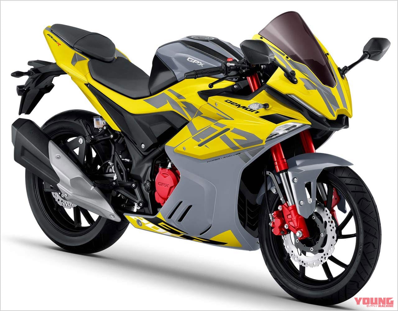 GPX デーモンGR200R|4バルブ化でさらにスポーティに変貌! GPX デーモンGR200R 試乗ショートインプレッション