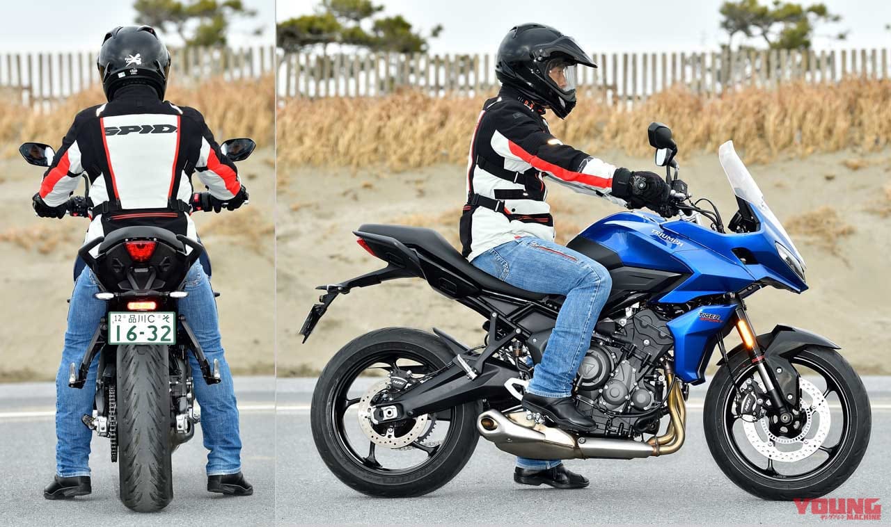 TRIUMPH TIGER SPORT 660|ライディングポジション|トライアンフ タイガースポーツ660試乗インプレ【日常にもツーリングにも、すべてに”ちょうどいい”】