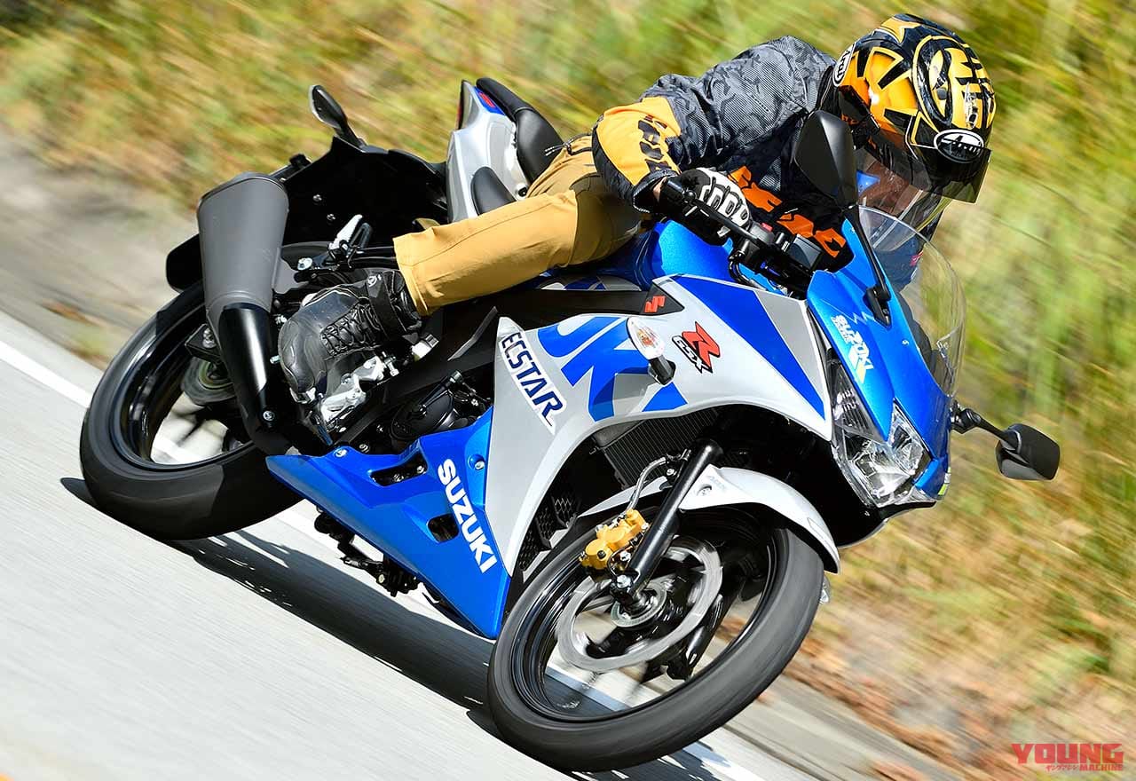 スズキGSX-R125 ABS|“マシン オブ ザ イヤー2021″結果発表:ストリートスポーツ50〜125cc部門【ハンターカブが破竹の勢いで快進撃】
