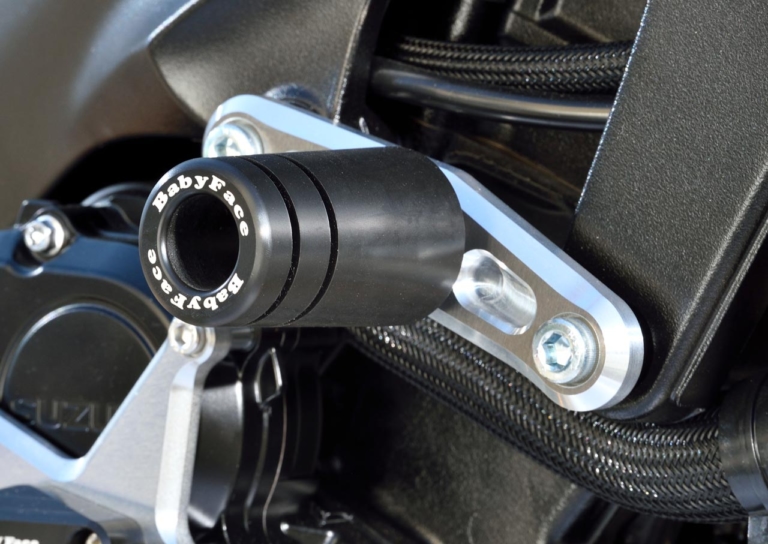 GSX-S1000 フレームスライダー|ベビーフェイス|ベビーフェイスGSX-S1000カスタム【操る楽しみをスープアップするオリジナルパーツ】