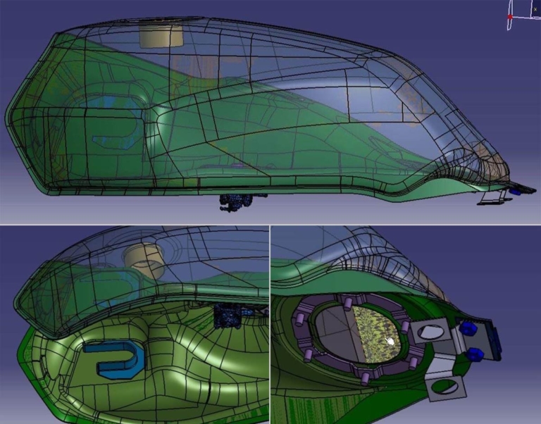 ホンダ CBX400F|タンク|【東京MCショーでお披露目】CB400SF用ボルトオン外装キットでCBXが蘇る!〈ドレミコレクション#1〉
