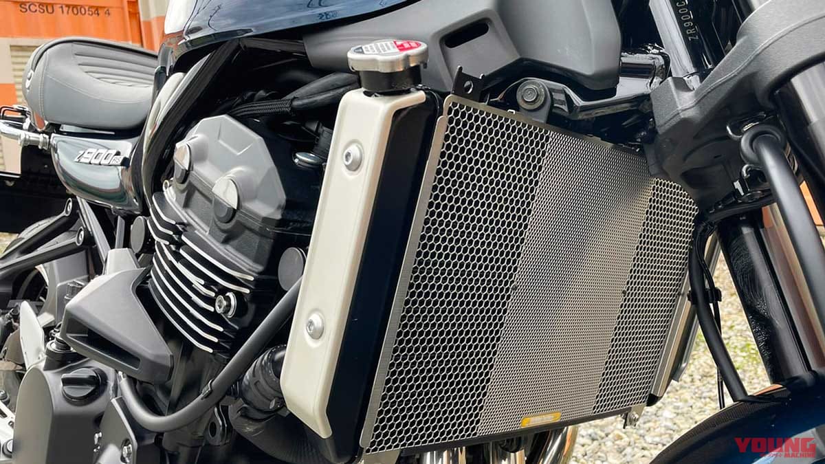 z900z900rsエーテック カーボン ラジエーターカバー ’21～