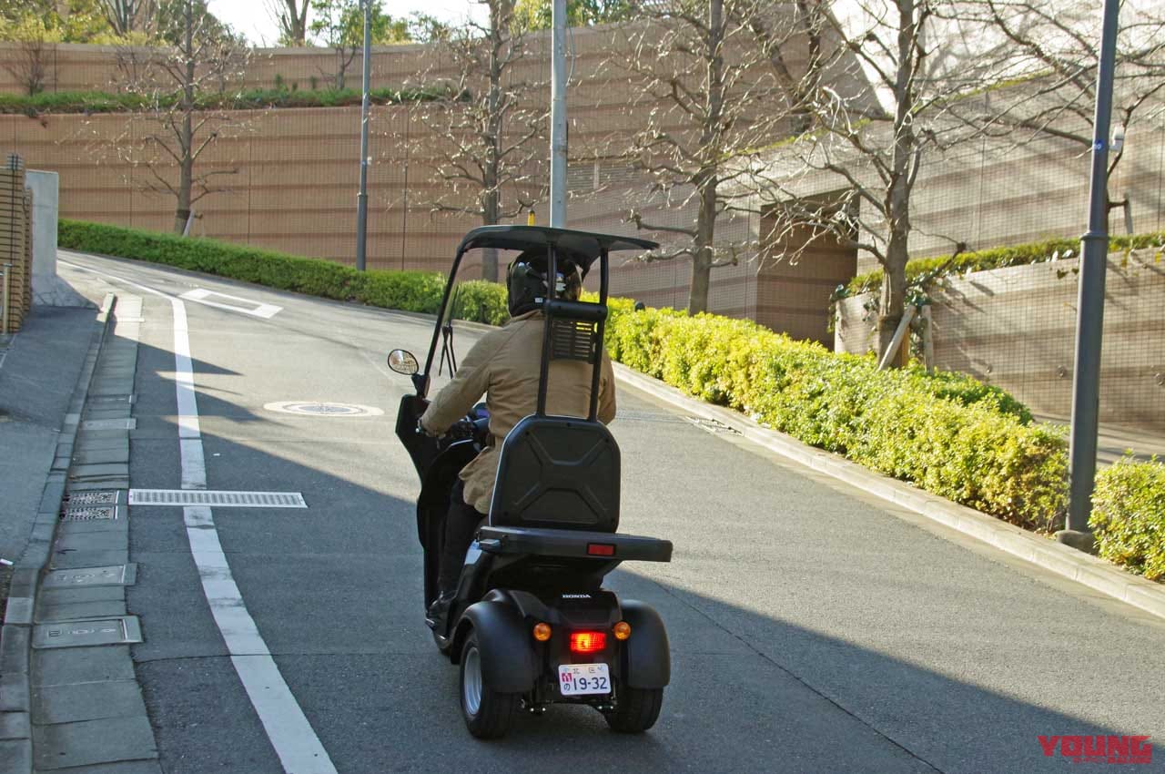 |ホンダ ジャイロキャノピーe:試乗インプレッション【堅実な走りの業務用電動3輪スクーター】