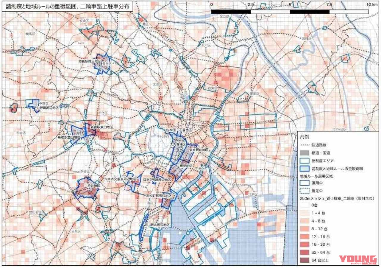 二輪車利用環境改善部会|駐車場問題|バイクを停めやすい東京が実現!? 東京都の新駐車対策案とバイクの駐車展望〈後編〉